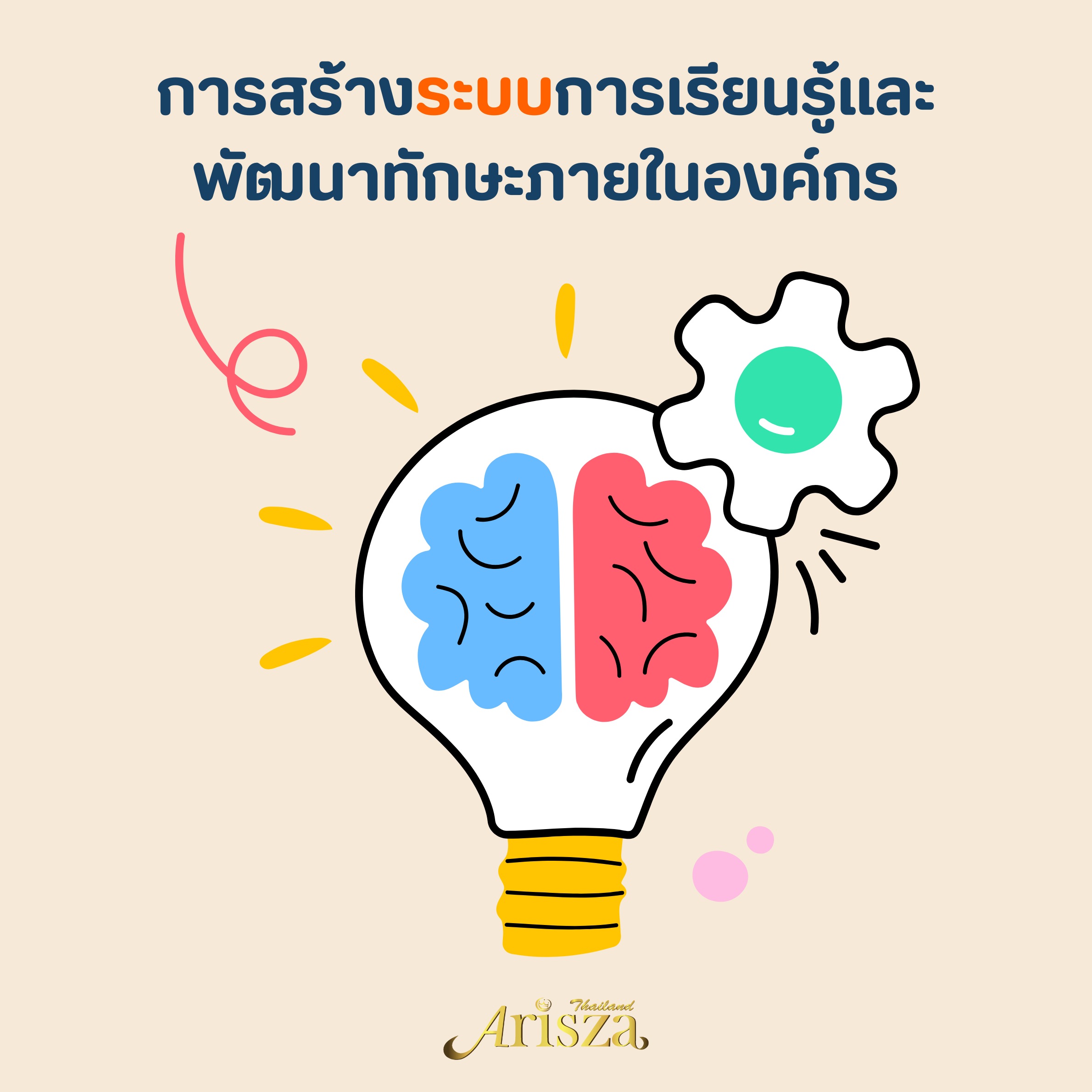 การสร้างระบบการเรียนรู้และพัฒนาทักษะภายในองค์กร